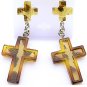 EK2006BR-lucite animal print trend earrings