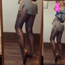 My Black Fishnet Vine Tights - Used
