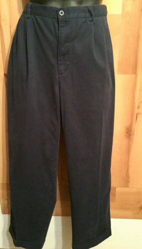 Puritan Men's Sz 36x30 Navy Blue Casual Dress Pants Slacks Pleated Front  Cuffed