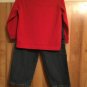 Lee Authentic Med Wash Utility Jeans & J.Khaki Red L.S. Shirt 3T Boys 100%Cotton