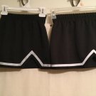 Augusta Sportswear Girls Sz S Lot Of Two Sports Skirts Black & White