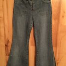 Mudd Girls Size10 Med Wash Jeans Zip Flared Legs Stretchy For The Beat Generatio