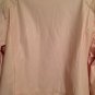 KC Collection Women's Sz M Jacket Coat Pale Pink Faux Leather Zip Front