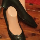 #40-4945 Easy Street Women’s 11M Black Dress Pumps Slip On Slide Cut Out Design