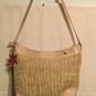 Vintage Stone Mountain Women’s Shoulder Bag Lt Camel Woven13.5”W x 11”H x 4.25”D