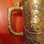 Vintage EIN PROSIT DER GEMUTLICHKEIT Collectible Beer Stein Glass