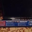 Extreme Ultra Slim 23"-42" HDTV Wall Bracket Max Load 110 Lbs Black