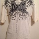 Official UFC Tapout Graphic Tee Shirt Boys 18-20 Short Sleeves White Black Gray