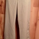 Carolina Blues Women's Size 12 Tan Western Style Boot Cut Pants Leather Braiding