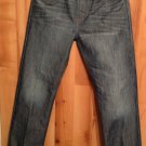 Levi's Boys 28 x 28 (16) 514 Slim Straight Red Tab Blue Denim Jeans Med Wash Zip