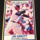Post 1991 Jim Abbott #20 Collectors Series MLB Card