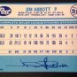 Post 1991 Jim Abbott #20 Collectors Series MLB Card