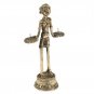 HANDMADE BRASS CANDLE STAND HUMAN MOTIF