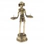 HANDMADE BRASS CANDLE STAND HUMAN MOTIF