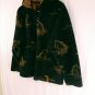 Bear Ridge Outfitters Black Brown Polyester  Fleece Womens Jacket Bears Size L