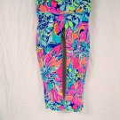 Lilly Pulitzer Capri Yoga Leggings Womens XS Crop AthleticEUC Polyester Spandex