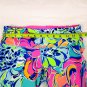 Lilly Pulitzer Capri Yoga Leggings Womens XS Crop AthleticEUC Polyester Spandex
