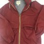 Weatherproof Windbreaker Mens Size Small Maroon Pockets And Hood