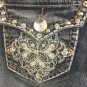 LA Idol Jeans Womens Bling Pockets 33 X 32 Bootcut Jeweled