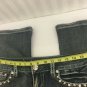LA Idol Jeans Womens Bling Pockets 33 X 32 Bootcut Jeweled