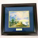 Home Interiors Thomas Kinkade Library Edition A Light In The Storm 18 x 16