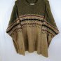 Trader Bay Green Grey Cotton Bld Pullover Long Sleeve Knit Sweater Mens Size 2XL