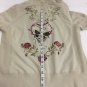 BCBG Maxazria Capri/top 2pc Set Zip Up Hoodie And Capri Pants Womens M