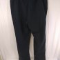 PUMA Black Polyester Mesh Side Vented Sweat Pants Front Logoed Mens Size XXL