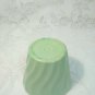 Vintage Bauer Los Angeles 4 Swirl Flower Pot Green Good