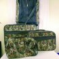 JORDACHE DIAMONDHEAD Floral Tapestry 4 Piece Luggage Set Style 6670 VERY NICE