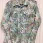 Wrangler Pearlsnap Top Womens Medium Western Cotton Blouse