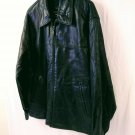 Claiborne Mens Black Lambskin Leather Quilted Lining Jacket Size Medium NICE