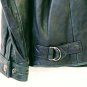 Claiborne Mens Black Lambskin Leather Quilted Lining Jacket Size Medium NICE