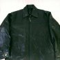 Claiborne Mens Black Lambskin Leather Quilted Lining Jacket Size Medium NICE