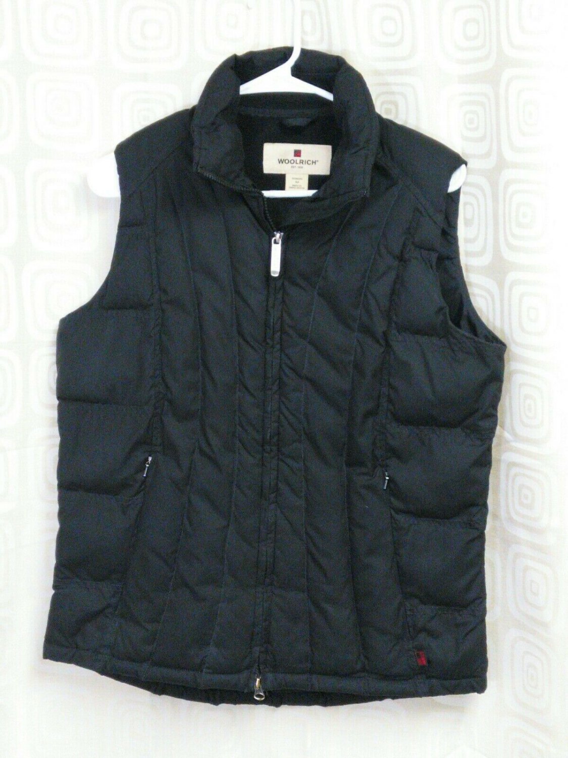 Woolrich Puffer Vest Women's Black Polyester Size Medium