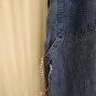 Revolt Vintage Classic Cotton Denim Bib Overalls Handmade Accents Womens Size S