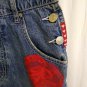 Revolt Vintage Classic Cotton Denim Bib Overalls Handmade Accents Womens Size S