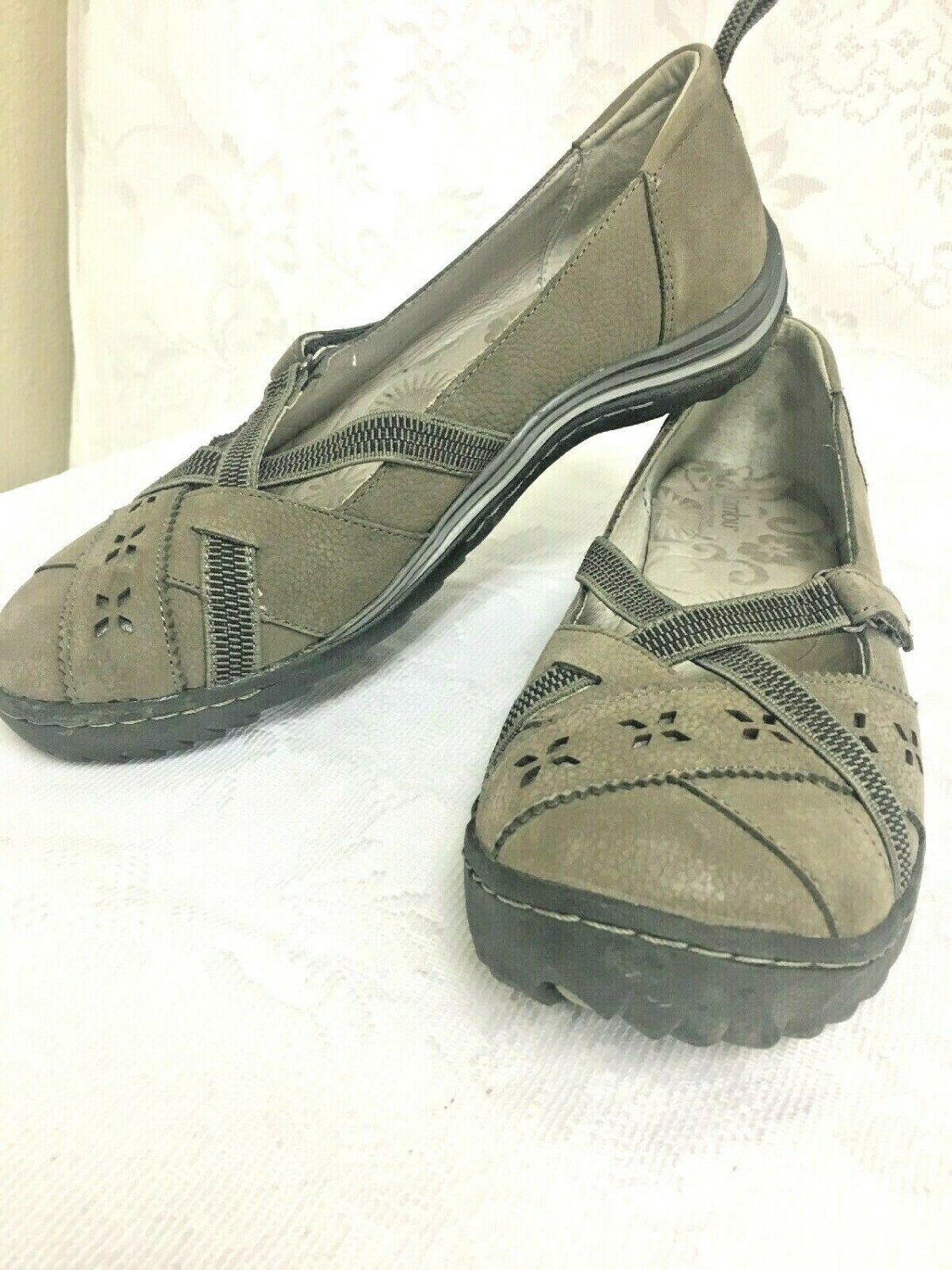 Jambu Shoes Hayley Adventure Design Mary Jane Womens 10 M Leather All Terra