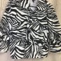 Rafaella Jacket Womens Size Large Bell 3/4 Sleeve Animal Print Blazer