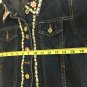 Guess Jean Jacket Embroidered Girls Size Large Floral/HORSE