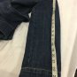 Baccini Jean Jacket Front Tie Womens Size Large Bling Back Blue Jean