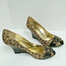 BCBGirls Signature Wedges Womens Shoes Size 10B 3.5 Inch Heels