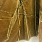 Winlit Suede Leather Faux Fur Coat Womens Small