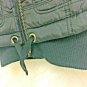 BB Dakota Vest Hooded Faux Fur Trim Womens Large Polyester Black