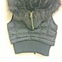 BB Dakota Vest Hooded Faux Fur Trim Womens Large Polyester Black