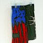 Joe Boxer Red Blue Black Board Swim Shorts Skull Motif Polyester Size M   EUC