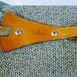 Hartmann 26" Tan Tweed Rolling Suitcase Clothing Rack Luggage Locks Strap Hanger