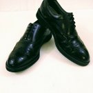 Dexter Black Leather Wingtips Mens Size 9.5  2 Wide Cushion Insoles