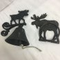 Moose Dinner Bell And Door Knocker Cast Iron Decor