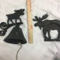 Moose Dinner Bell And Door Knocker Cast Iron Decor
